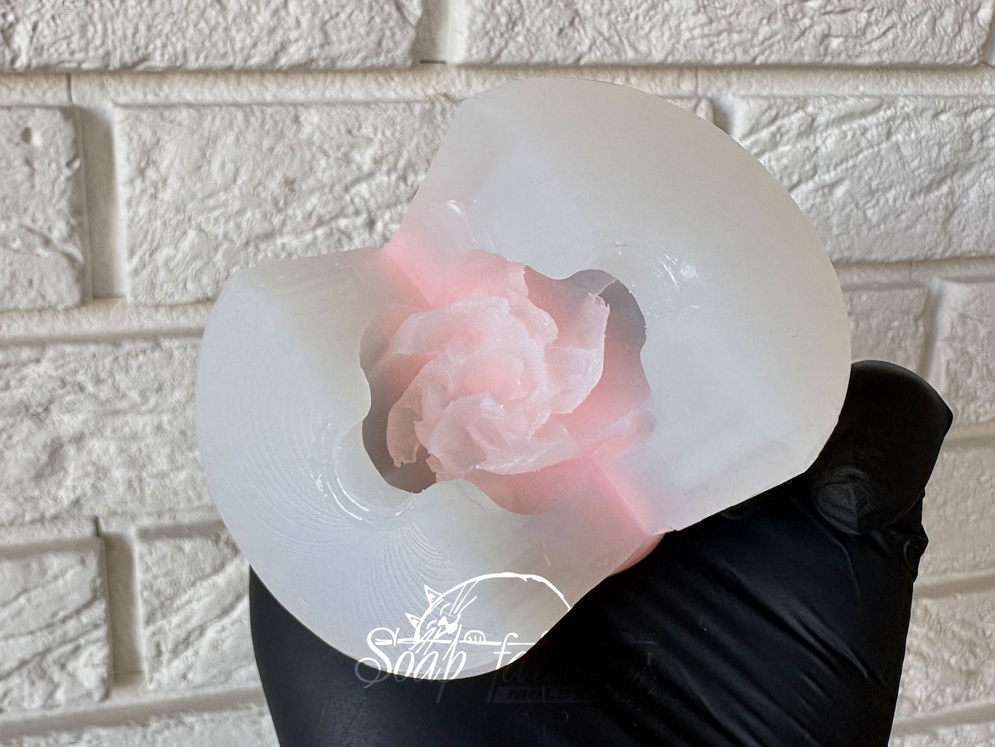 Peony Just-opening Bud "Luxurious" for Marshmallow Flowers, Food Grade Silicone Mold