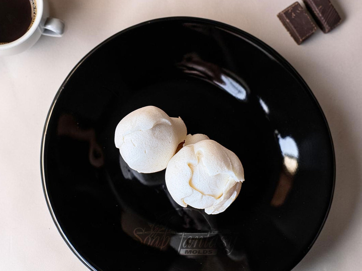 Food Grade Mold Peony Close Buds "Luxurious" - Silicone Mold for Marshmallow, Chocolate, Fondant