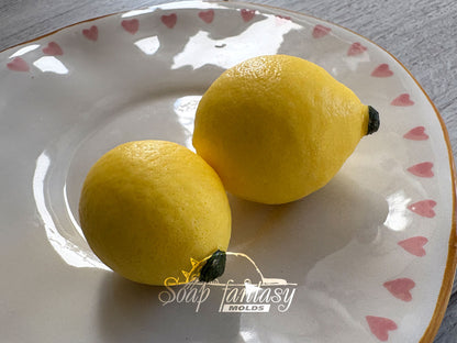 Mini Lemons Citrus Silicone Mold for soap & candle making — Fruit Silicone Mold