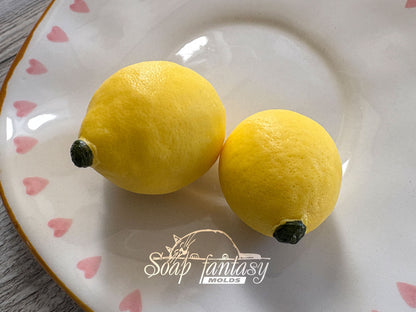 Mini Lemons Citrus Silicone Mold for soap & candle making — Fruit Silicone Mold