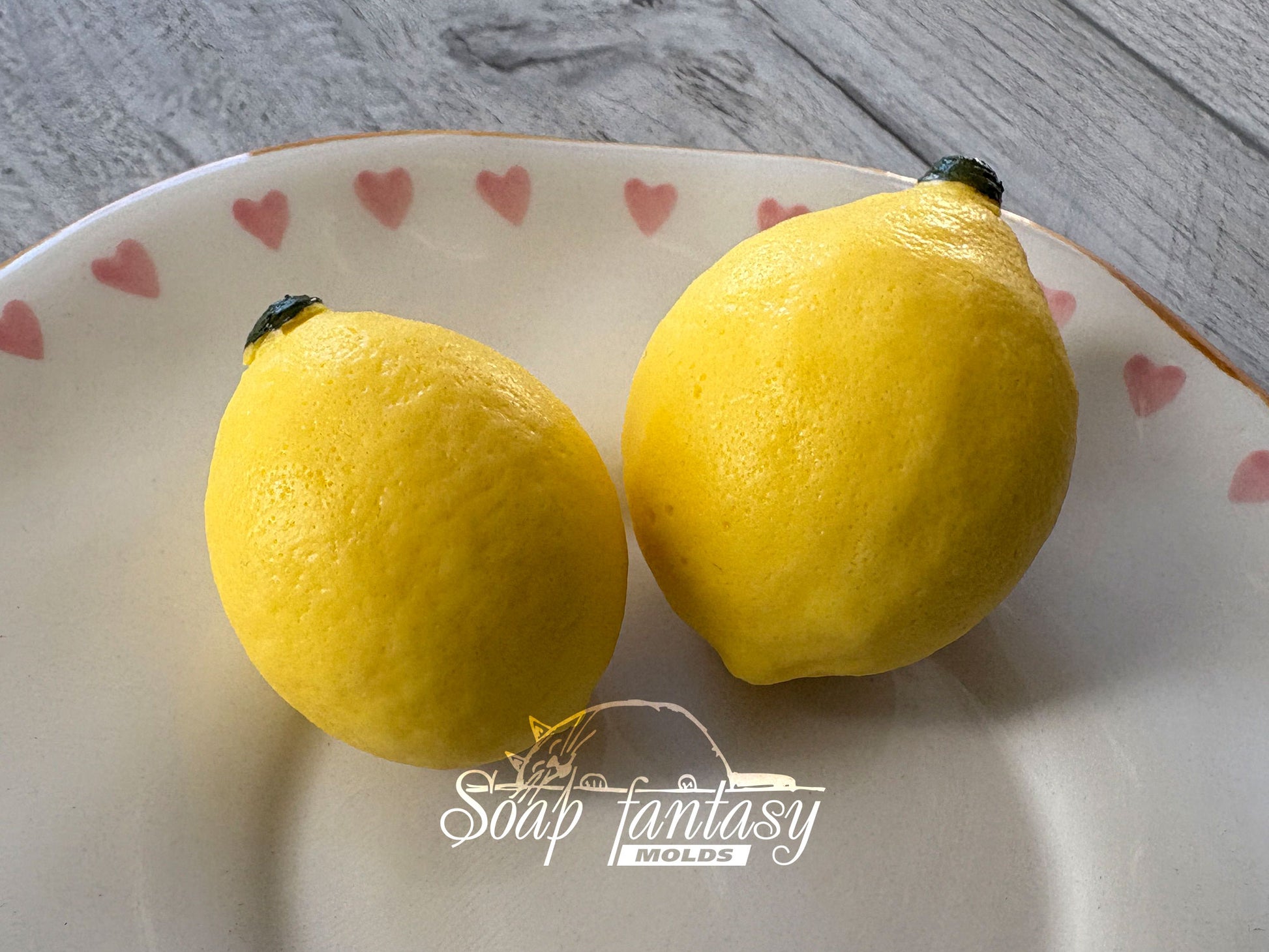 Mini Lemons Citrus Silicone Mold for soap & candle making  Fruit Silicone Mold