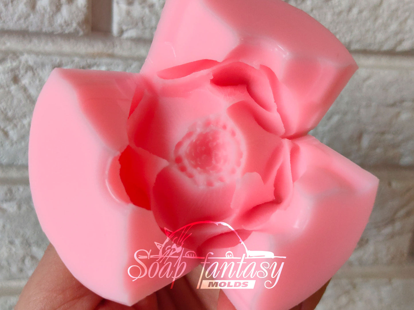 Magnolia (mini) flower silicone mold for soap making