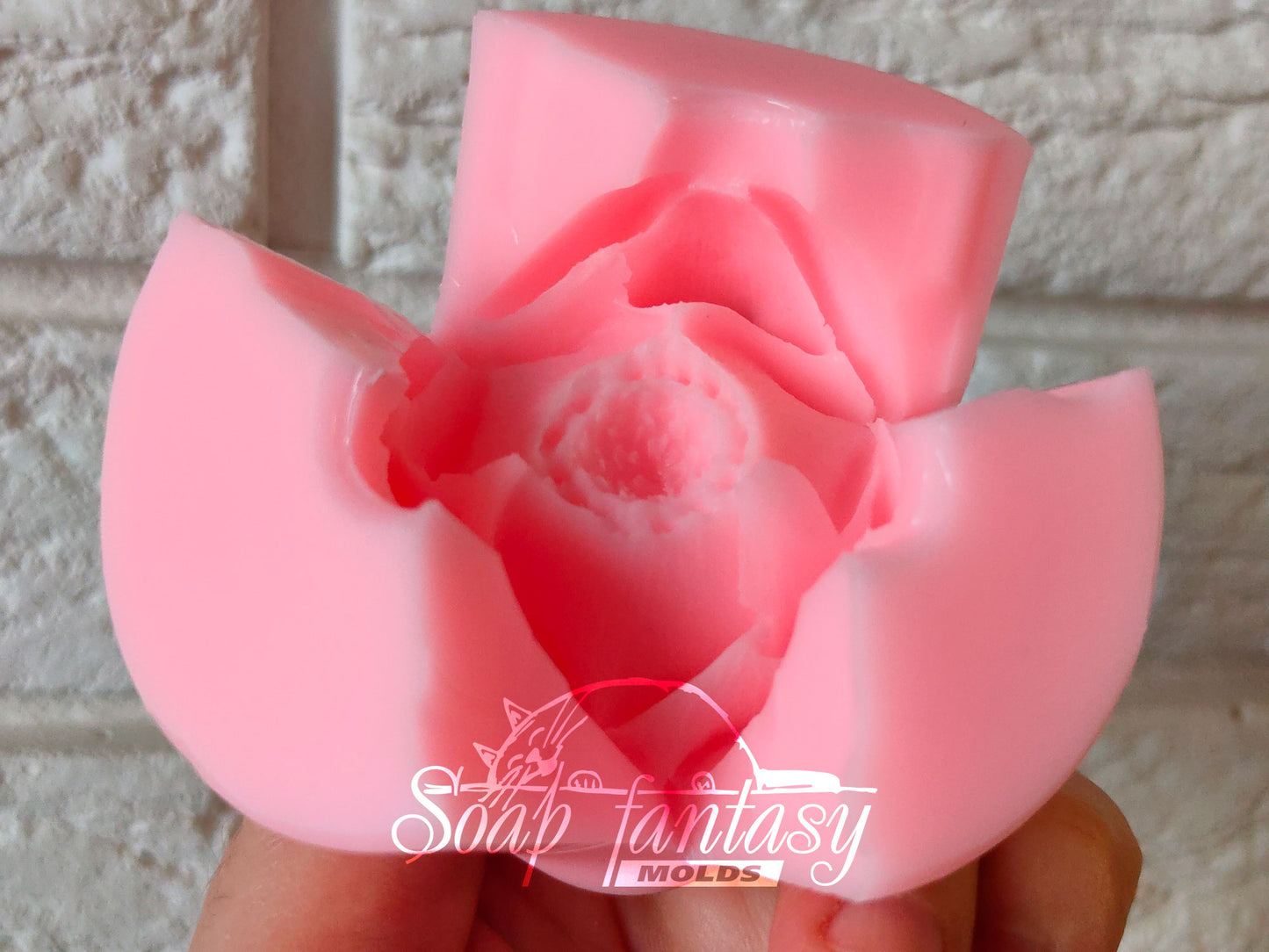 Magnolia (mini) flower silicone mold for soap making