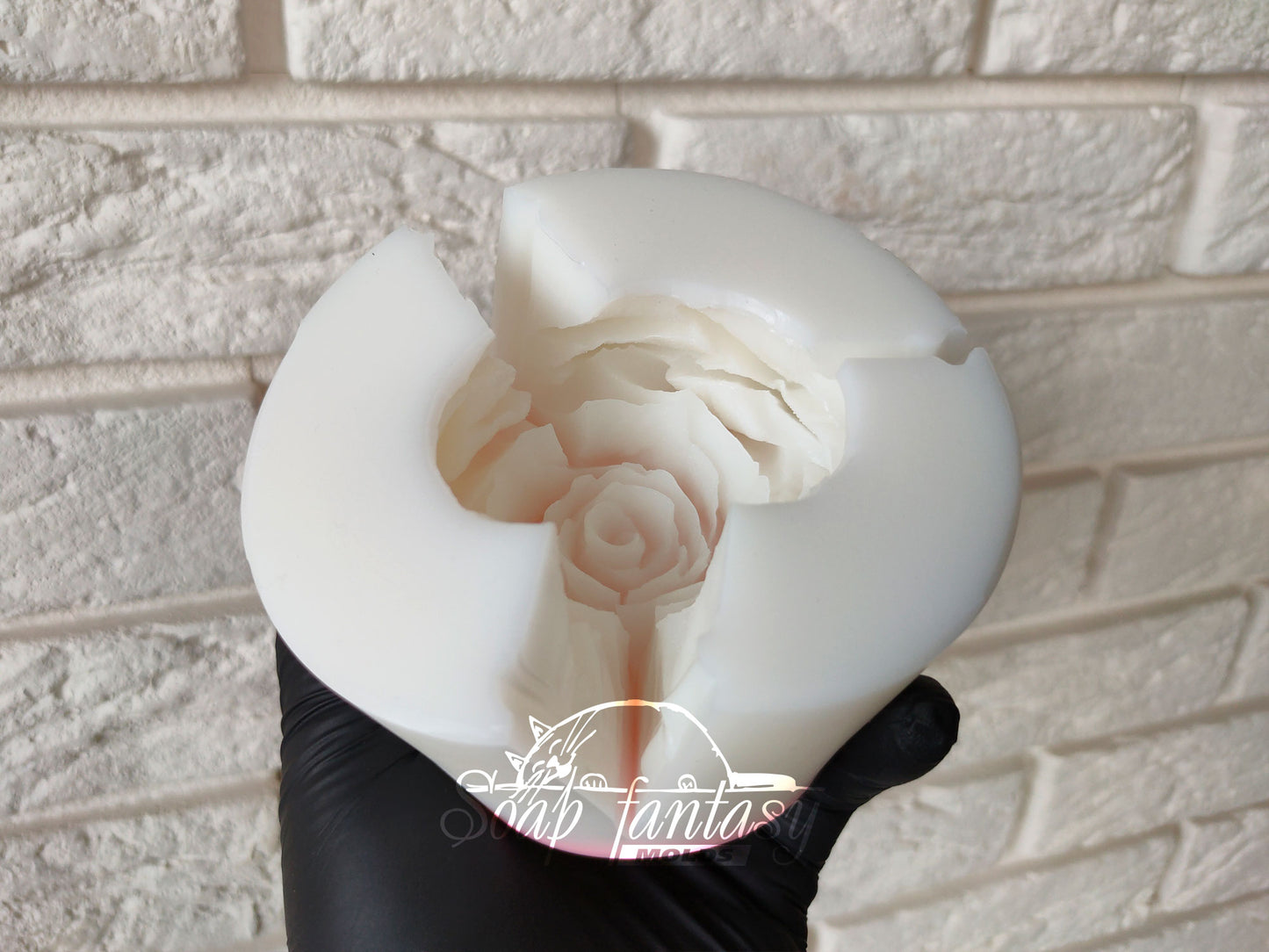 Large Rose Silicone Mold for Marshmallow Flowers, Marshmallow Rose Mold, Large Flower Mold, Food Grade Mold, Large Rose Mold