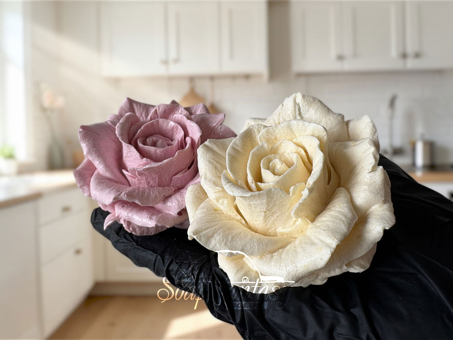 Large Rose Silicone Mold for Marshmallow Flowers, Marshmallow Rose Mold, Large Flower Mold, Food Grade Mold, Large Rose Mold