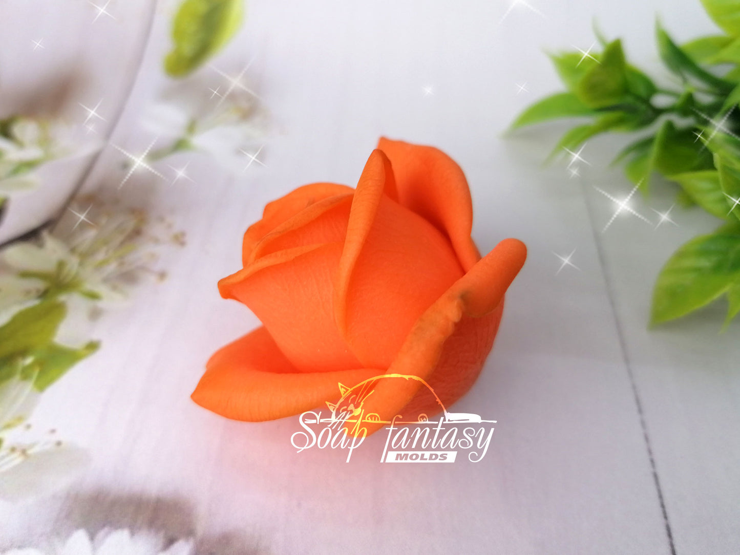 Rosebud "Orange juice" silicone mold for soap making