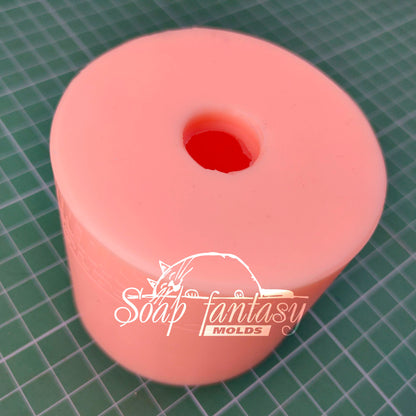 Peach silicone mold for soap making