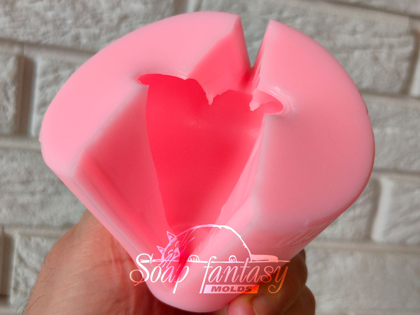 Pear silicone mold for soap making