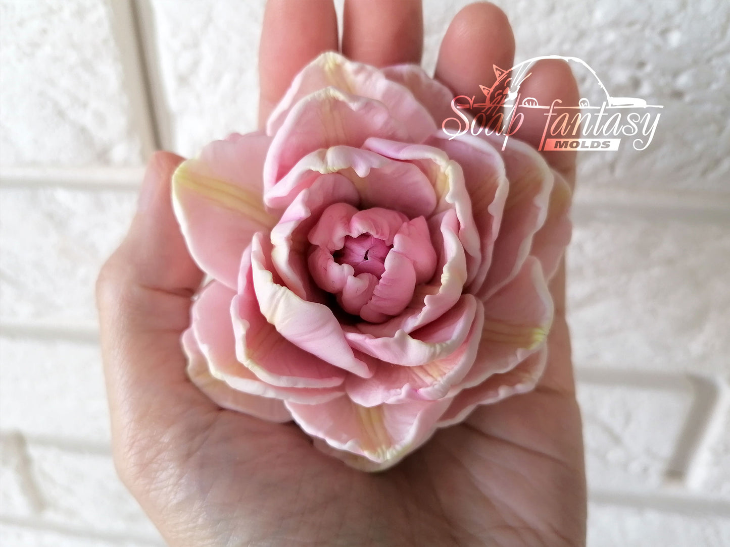 Big Peony Tulip Silicone Soap Mold