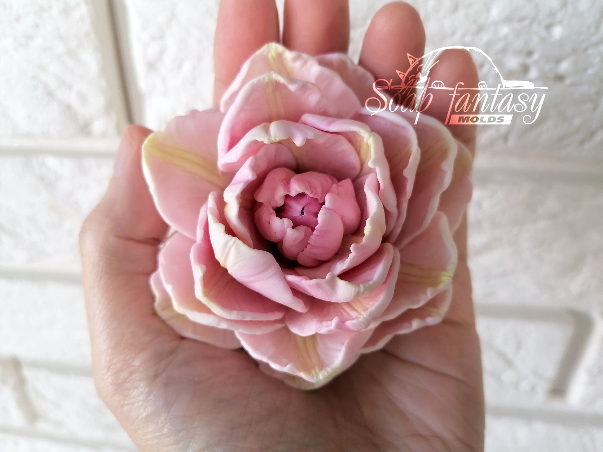 Big Peony Tulip Silicone Soap Mold