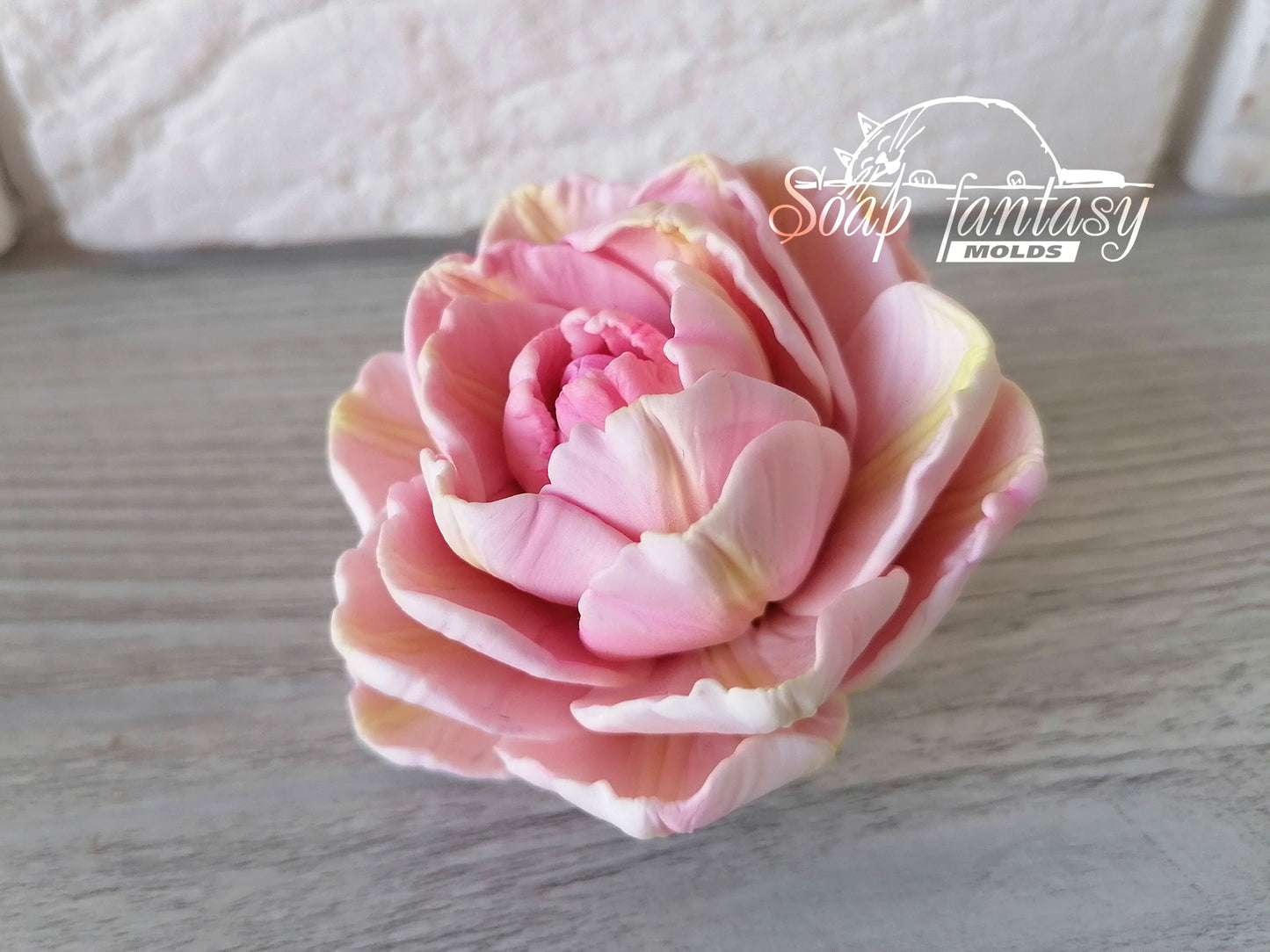Big Peony Tulip Silicone Soap Mold