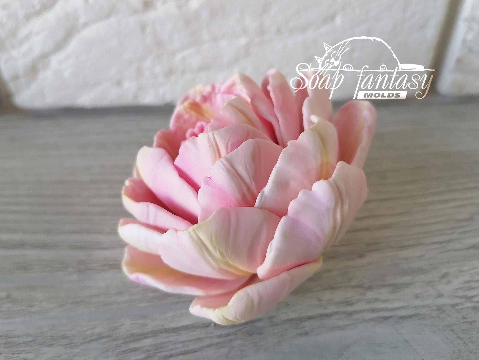 Big Peony Tulip Silicone Soap Mold