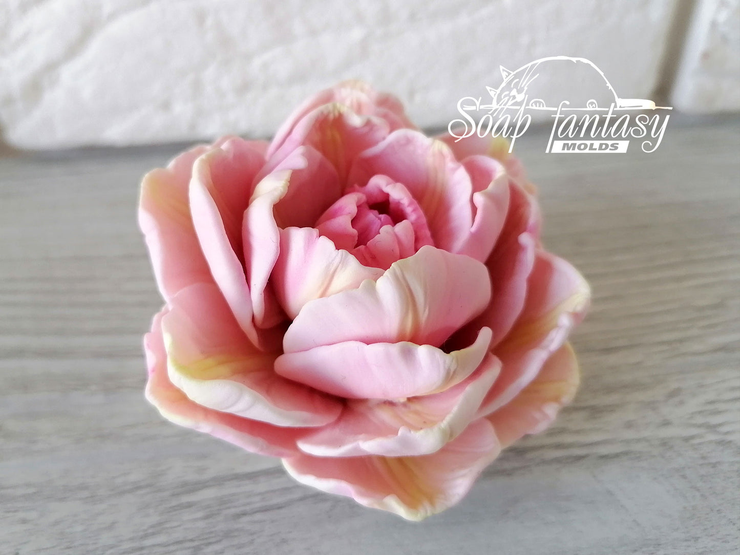 Big Peony Tulip Silicone Soap Mold