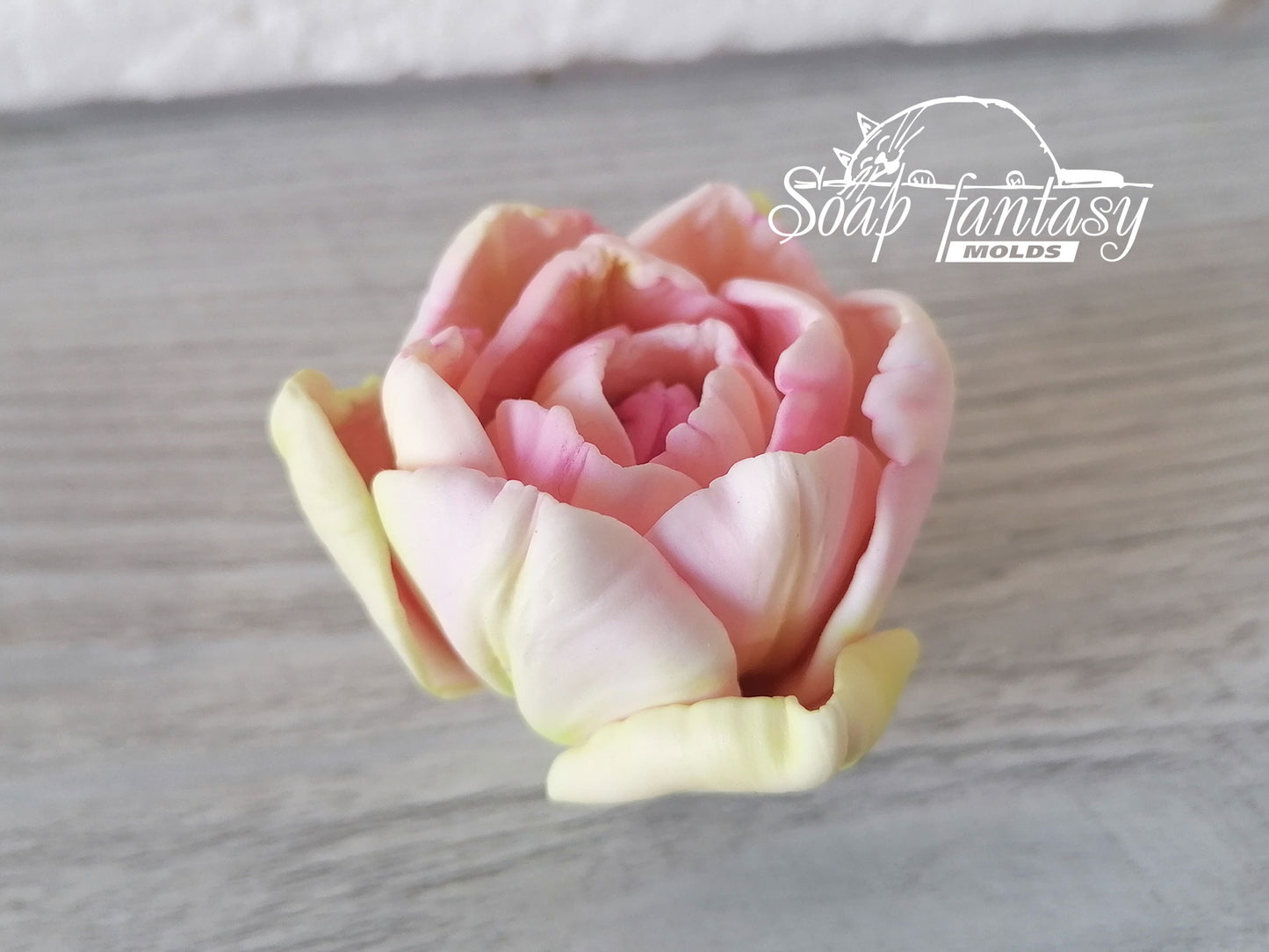 Medium Peony Tulip Custom Silicone Soap Mold