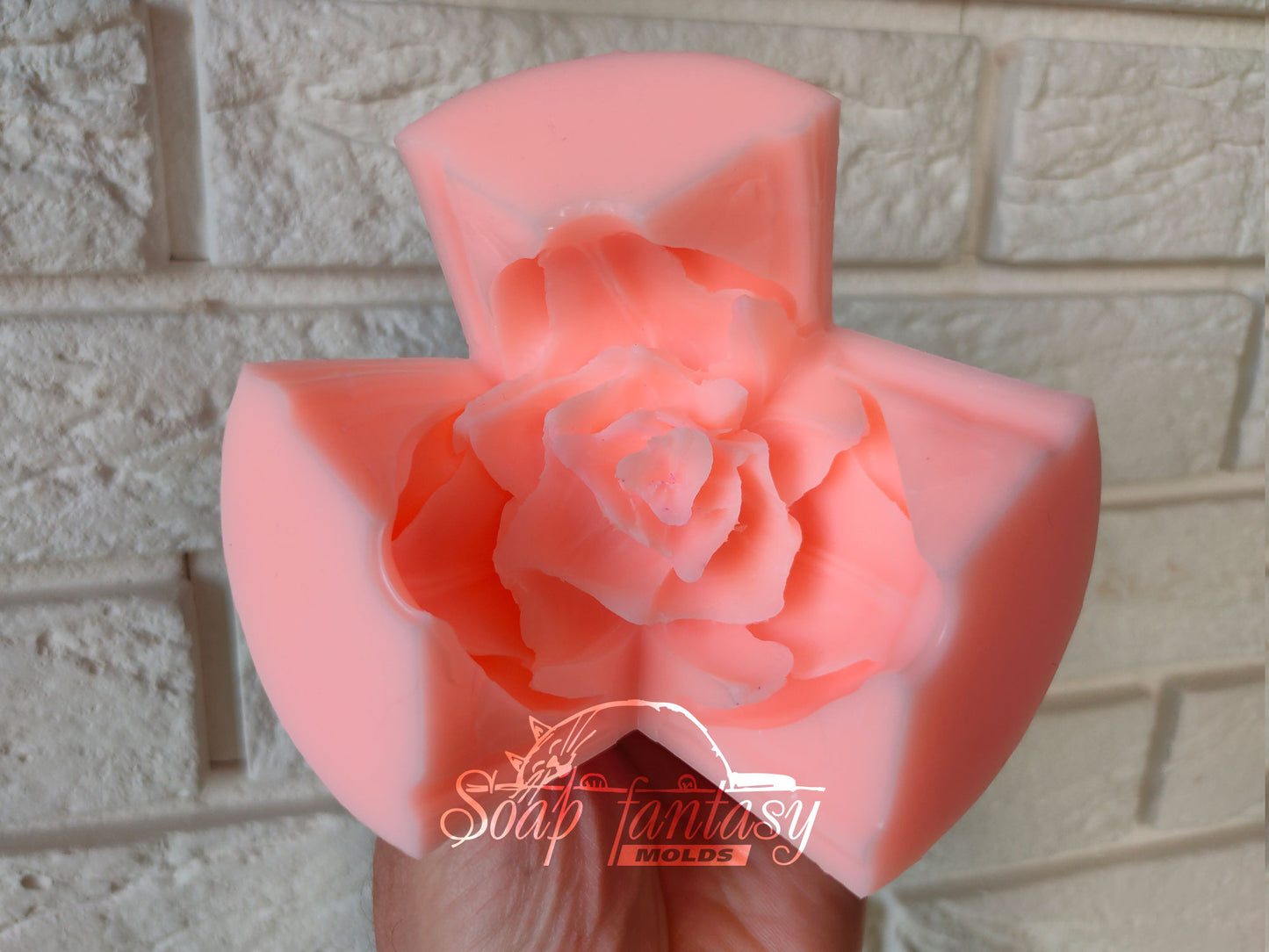 Medium Peony Tulip Custom Silicone Soap Mold