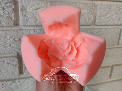 Medium Peony Tulip Custom Silicone Soap Mold