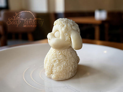 3D Sheep Chocolate Mold – Food Grade Silicone Mold for Zephyr Marshmallow