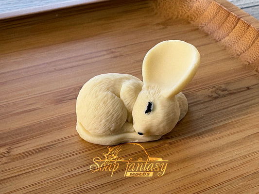 Food grade silicone 3D mold for Chocolate, Marshmallow, Candy & Fondant - Sleeping Tiny Mouse - Small Dessert Mold