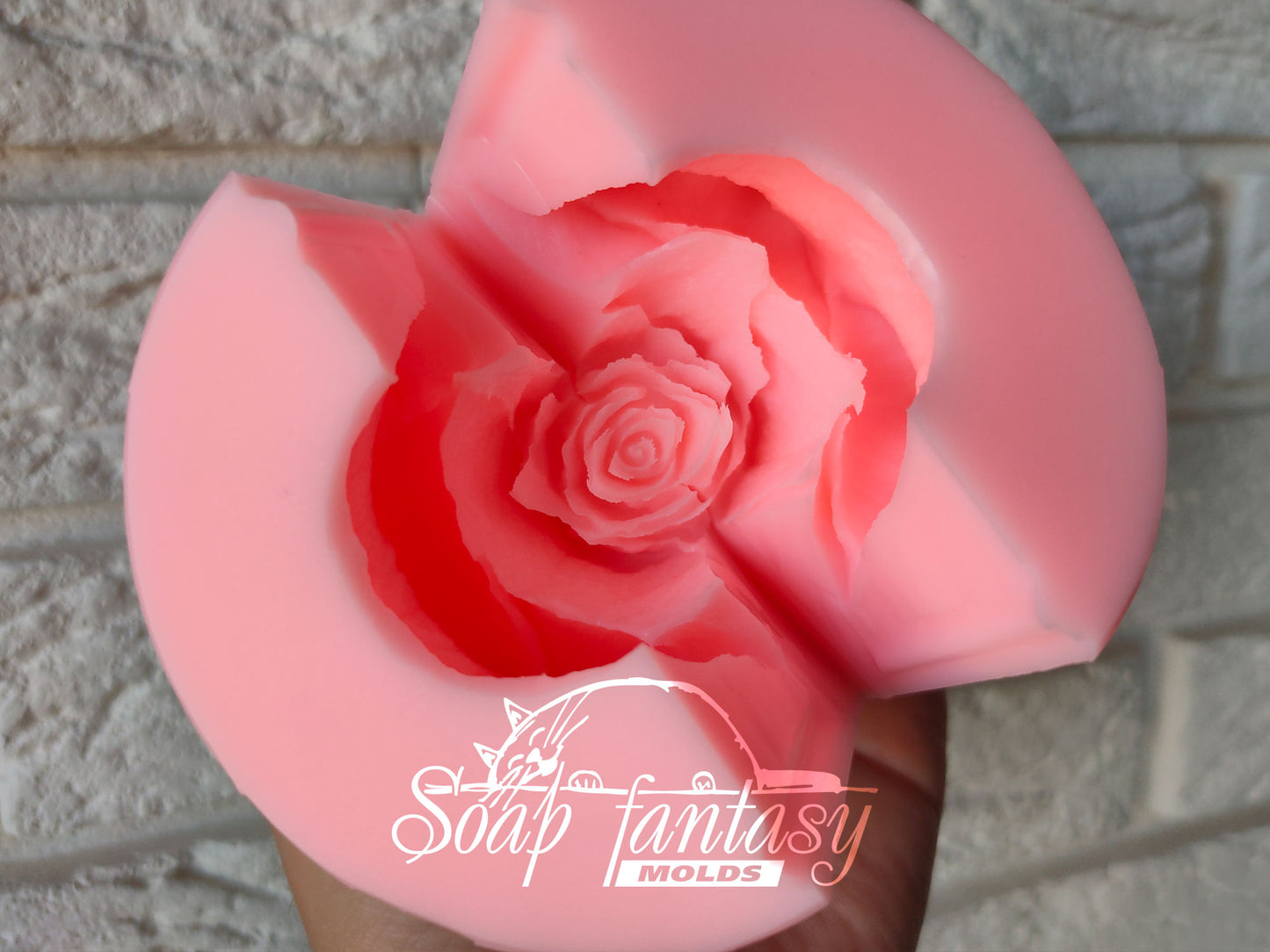 Rose "Star" Silicone Soap Mold - for soap making, Craft & Hobby