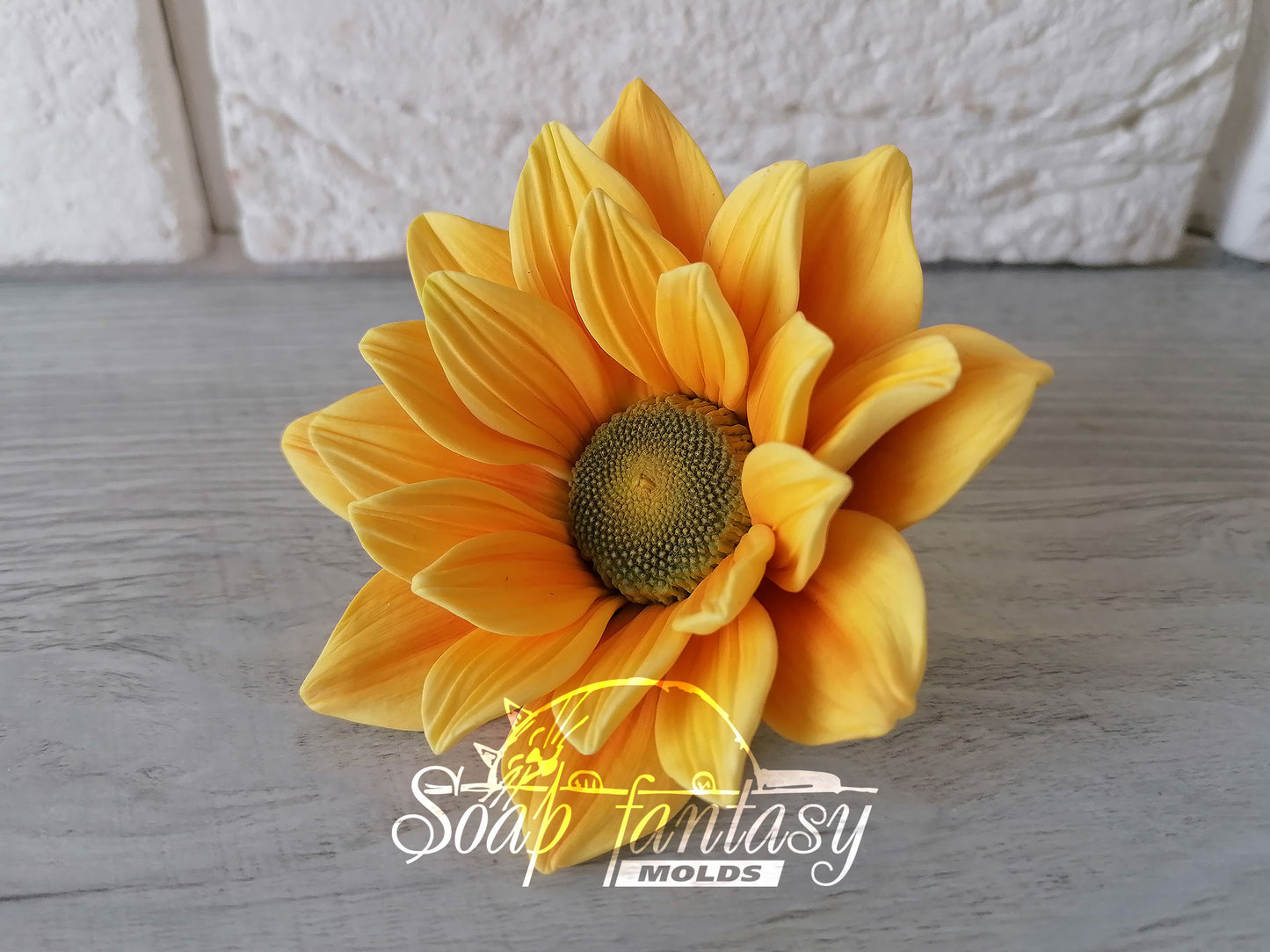 Sunny sunflower silicone mold for soap making