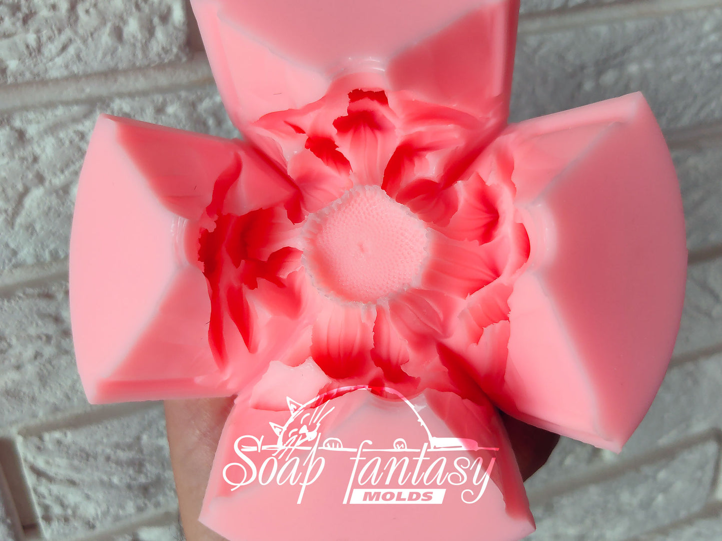 Sunny sunflower silicone mold for soap making