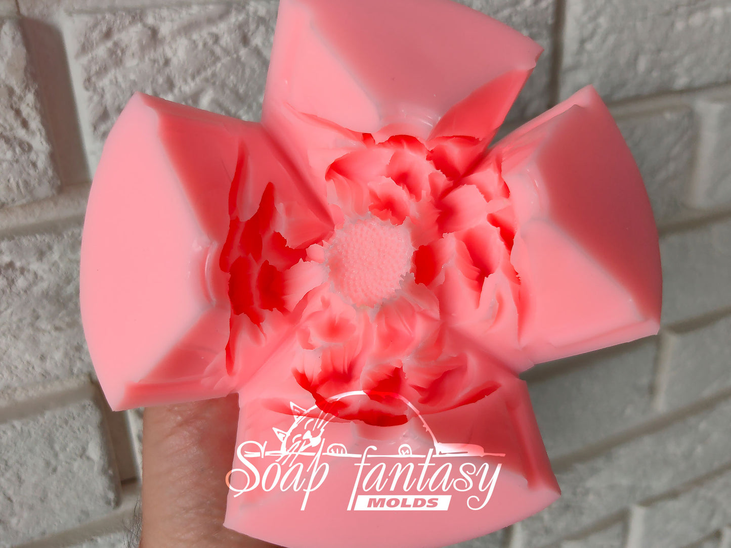Sunny sunflower #2 silicone mold for soap making