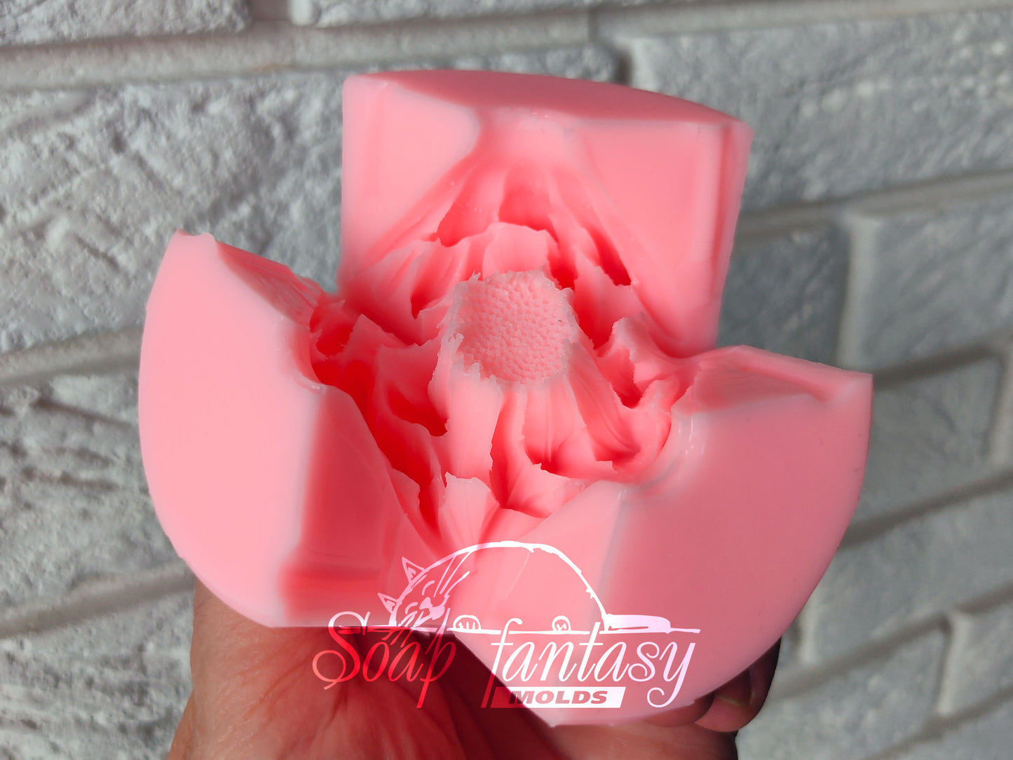 Sunny sunflower #3 silicone mold for soap making