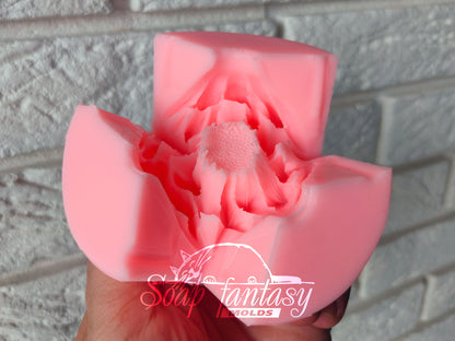 Sunny sunflower #3 silicone mold for soap making