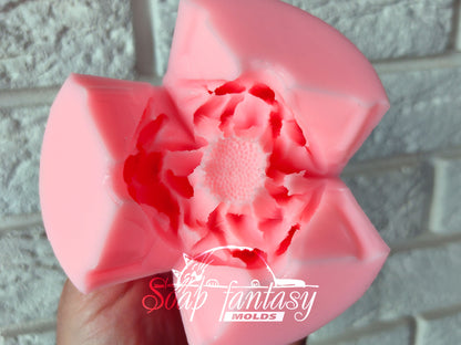 Sunny sunflower #3 silicone mold for soap making