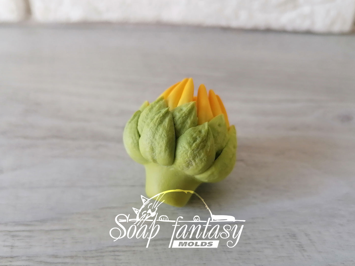 Sunny sunflower silicone mold for soap making