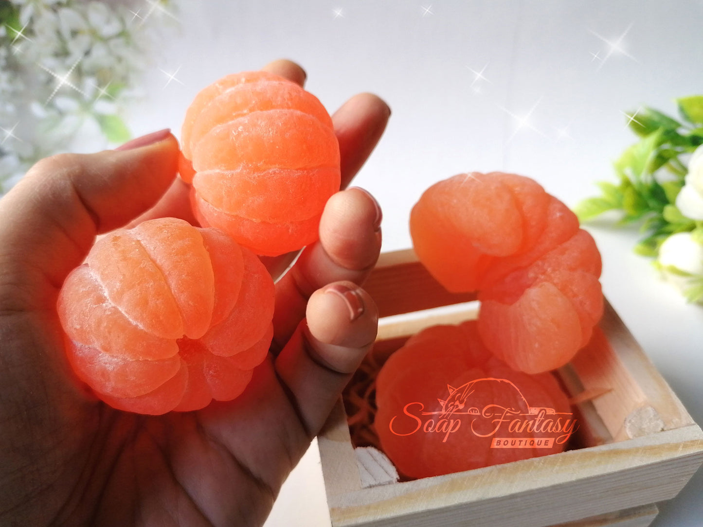 Peeled tangerine (medium size) silicone mold for soap making