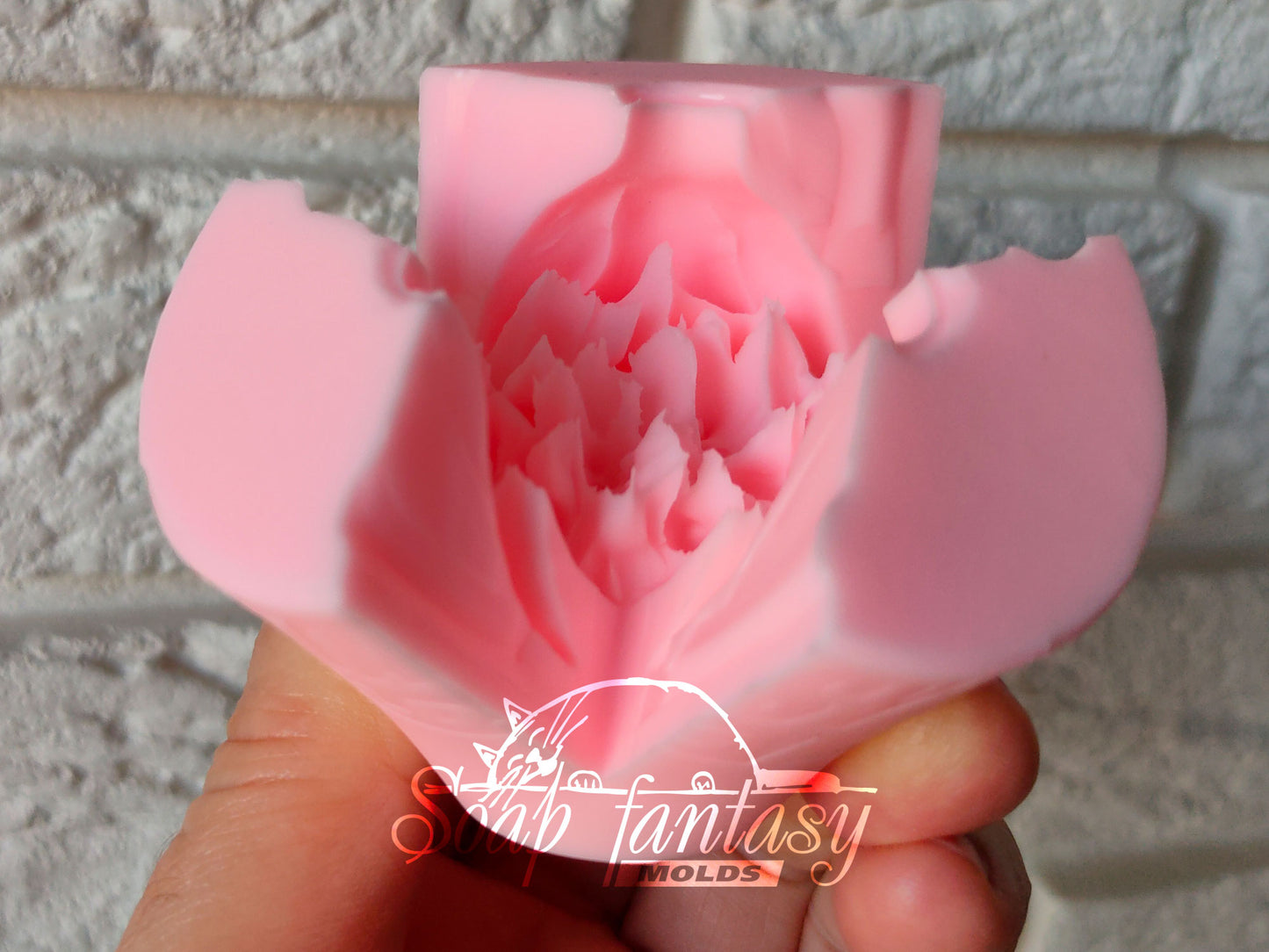 Terry narcissus / daffodil (mini) flower silicone mold for soap making