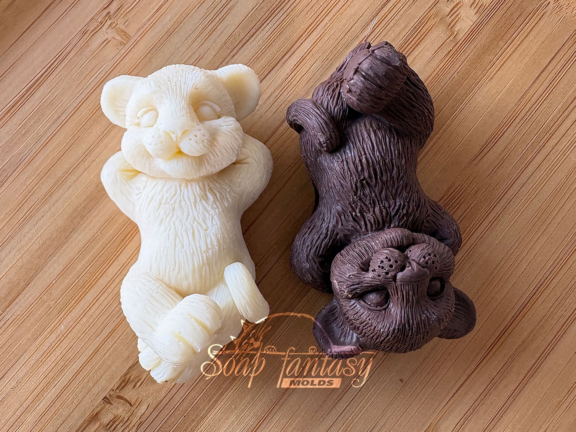 Food grade chocolate mold The Tiger Cub is Resting