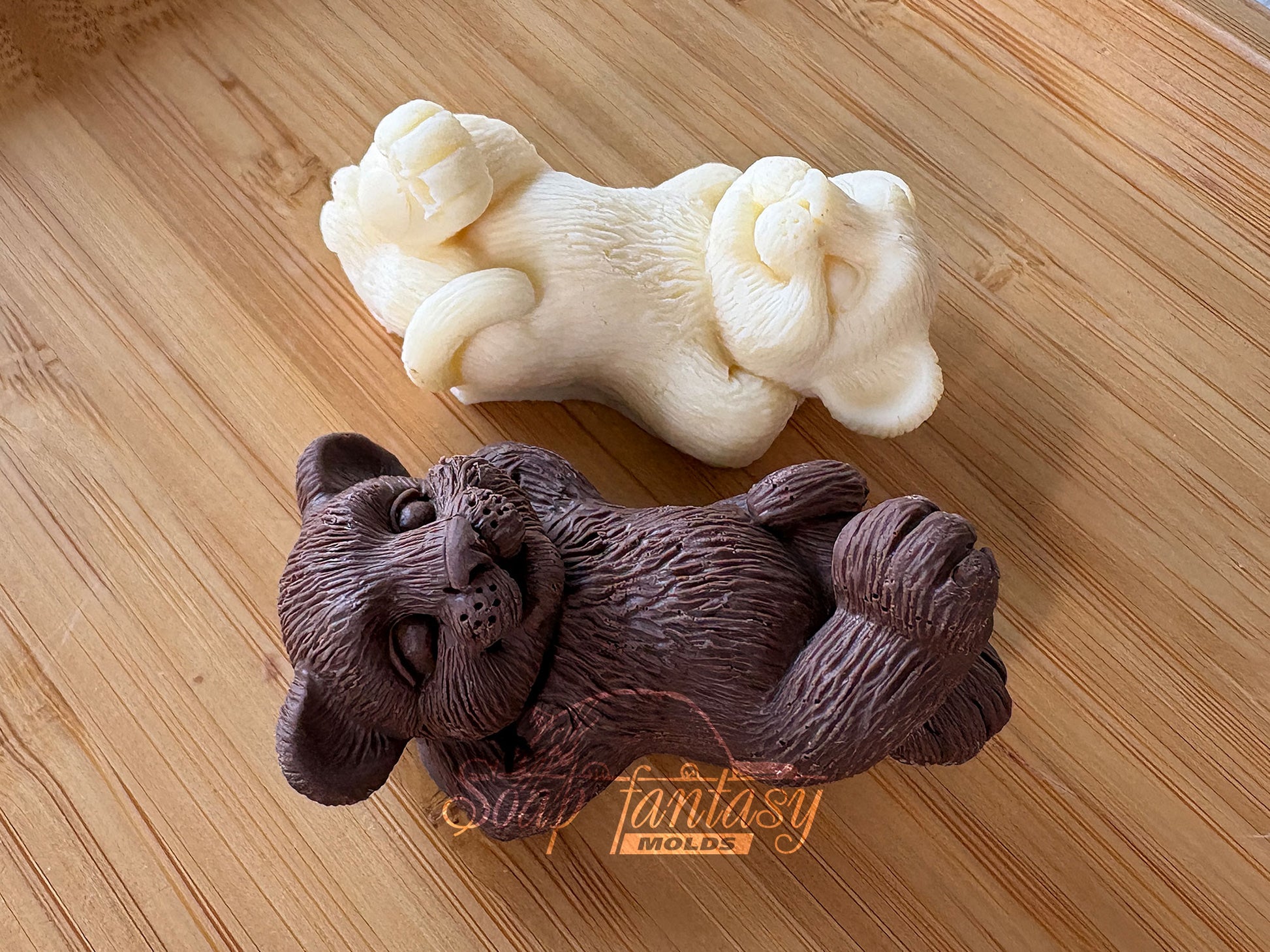 Food grade chocolate mold The Tiger Cub is Resting