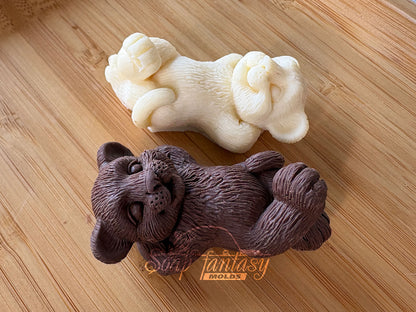 Food grade chocolate mold The Tiger Cub is Resting