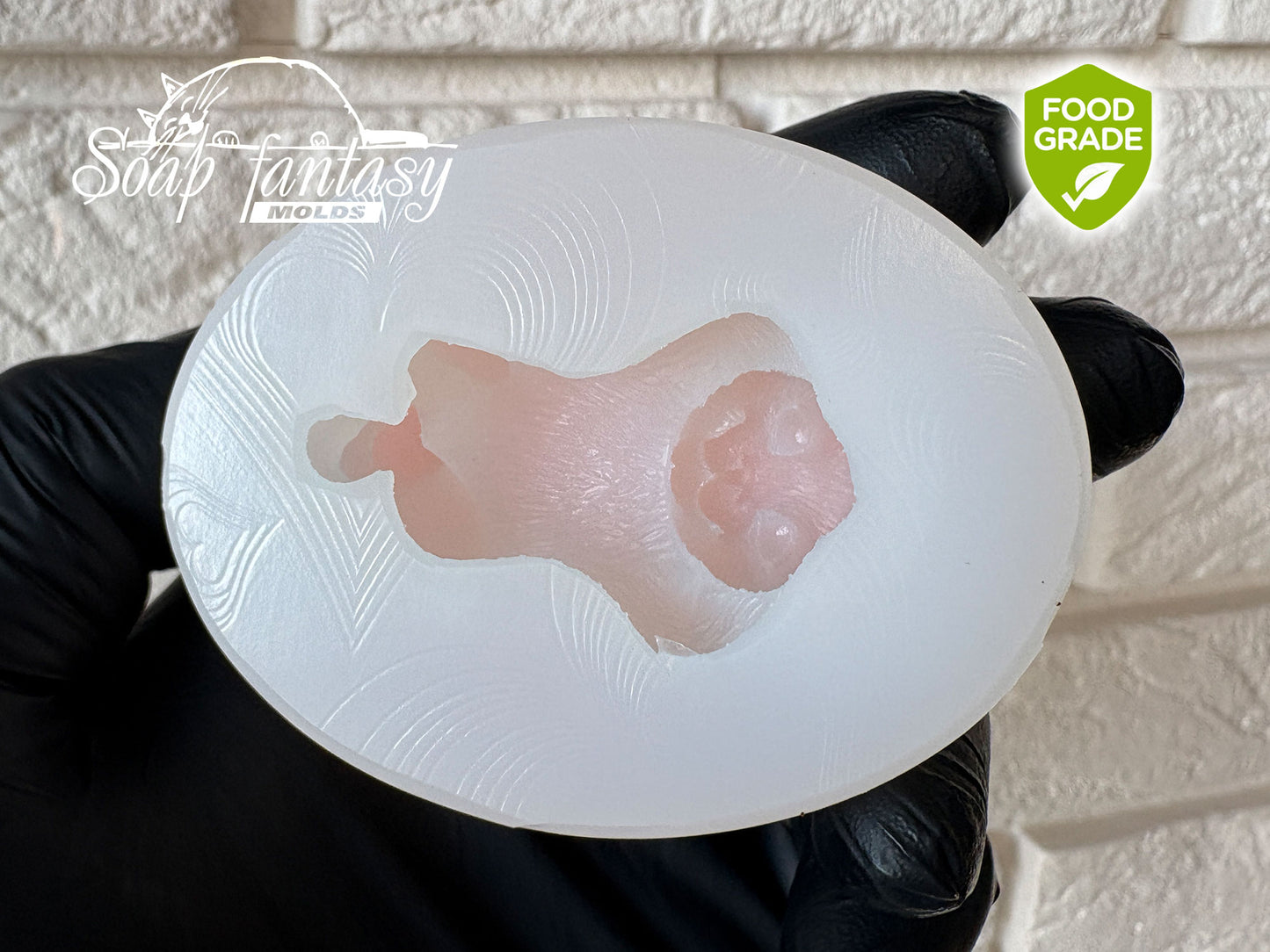 Tiger Silicone Mold – 3D Tiger Mold for Chocolate, Fondant, Marshmallow – The Tiger Cub is Resting&nbsp;- Small Dessert Mold