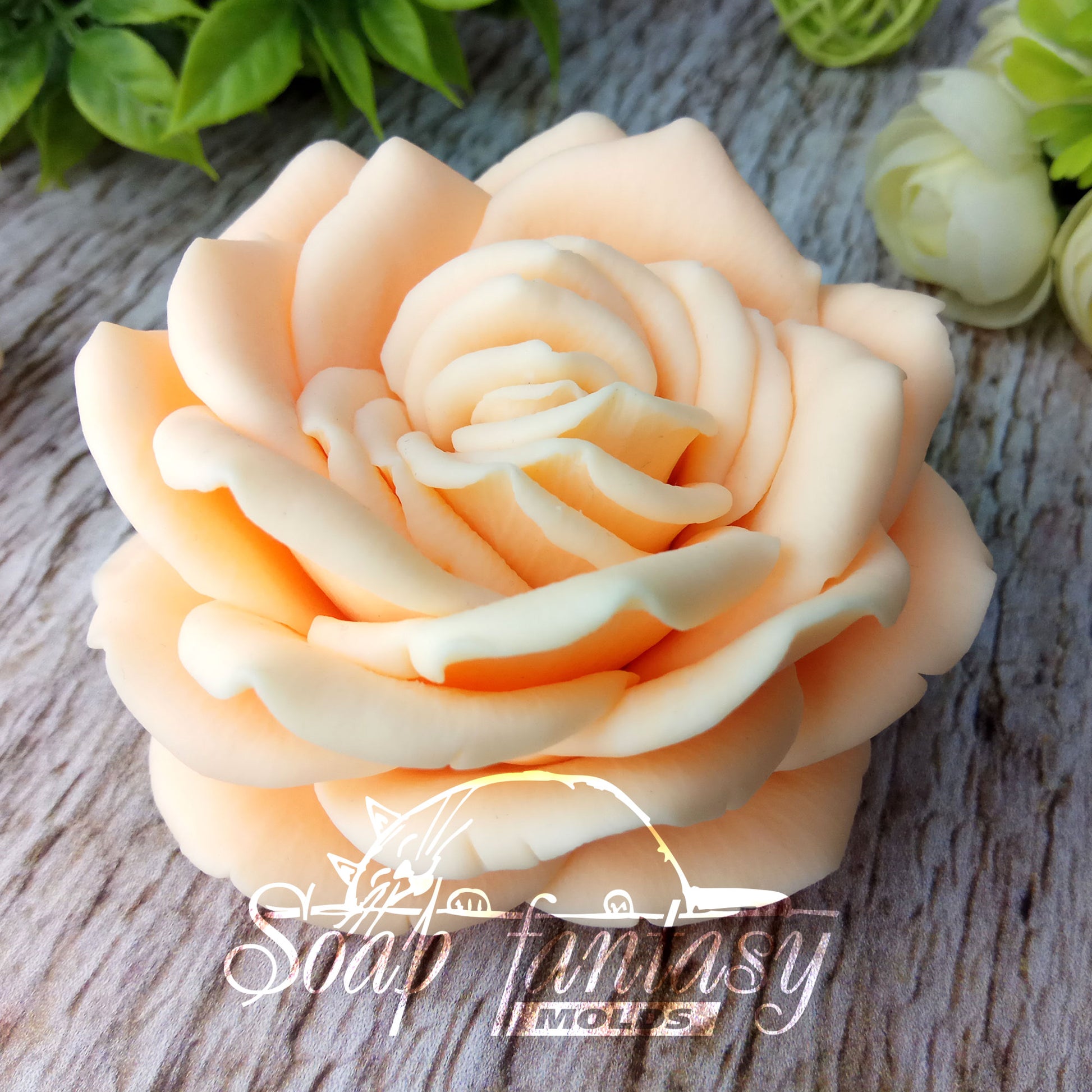 Big rose "Vendela" flowersilicone mold (mould) for soap making and candle making