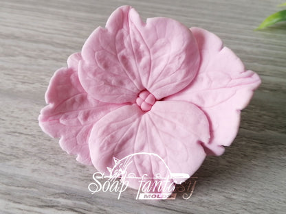 Violet flower silicone mold for soap making