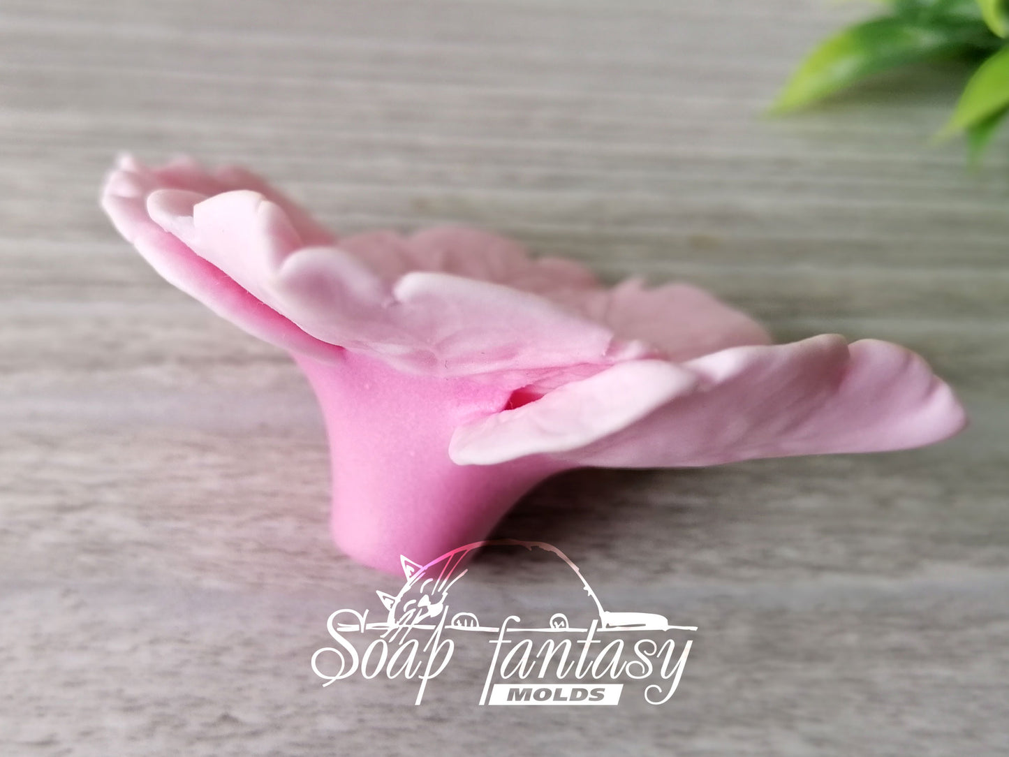 Violet flower silicone mold for soap making