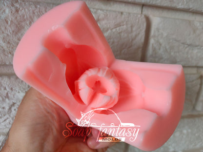 Crocus flower Silicone Soap Mold - for soap making, Craft & Hobby