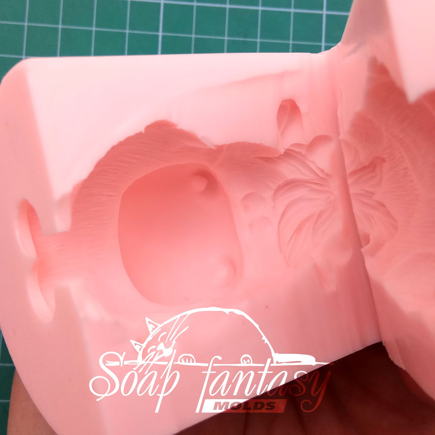 Funny bull silicone mold for soap making