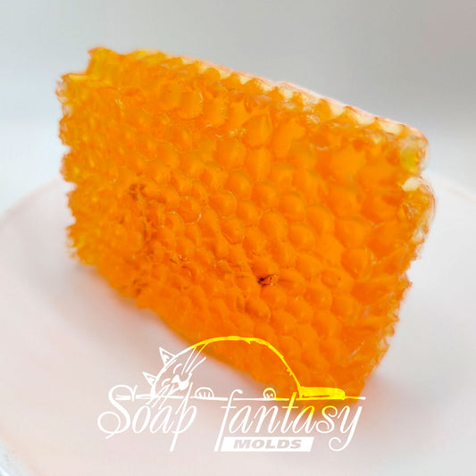 Realistic honeycombs (mini) silicone mold for soap making