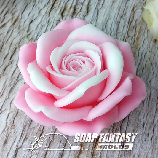 GARAGE SALE >> Rose "Virginia" silicone mold for soap making