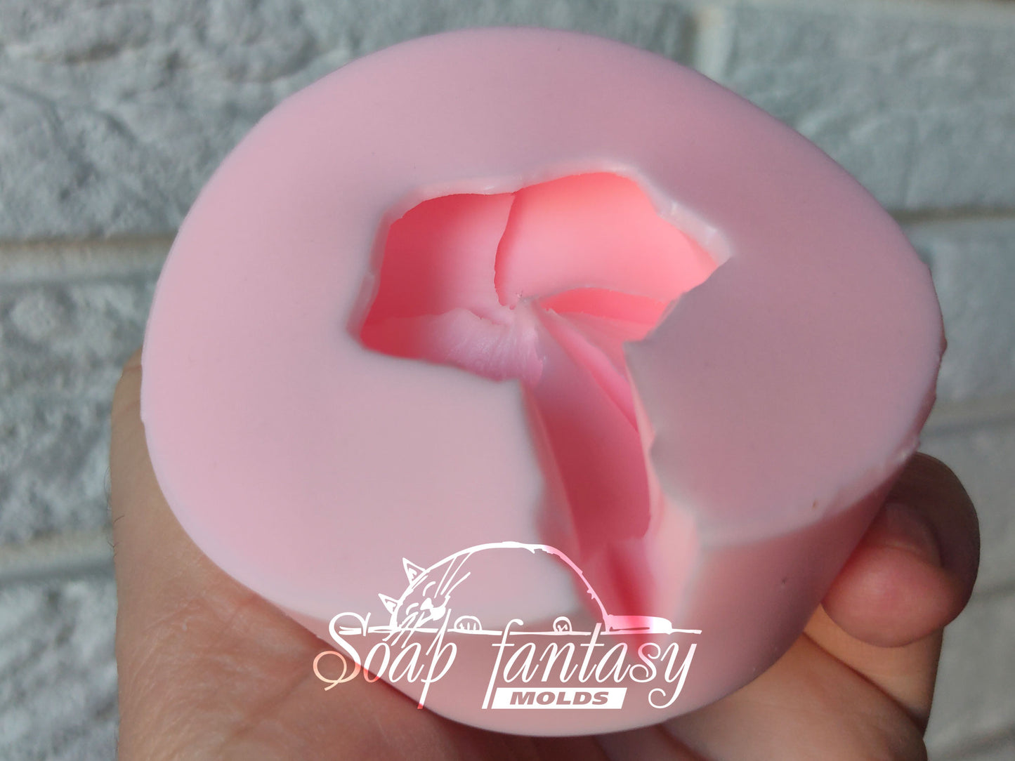 Plumeria flower silicone mold for soap making