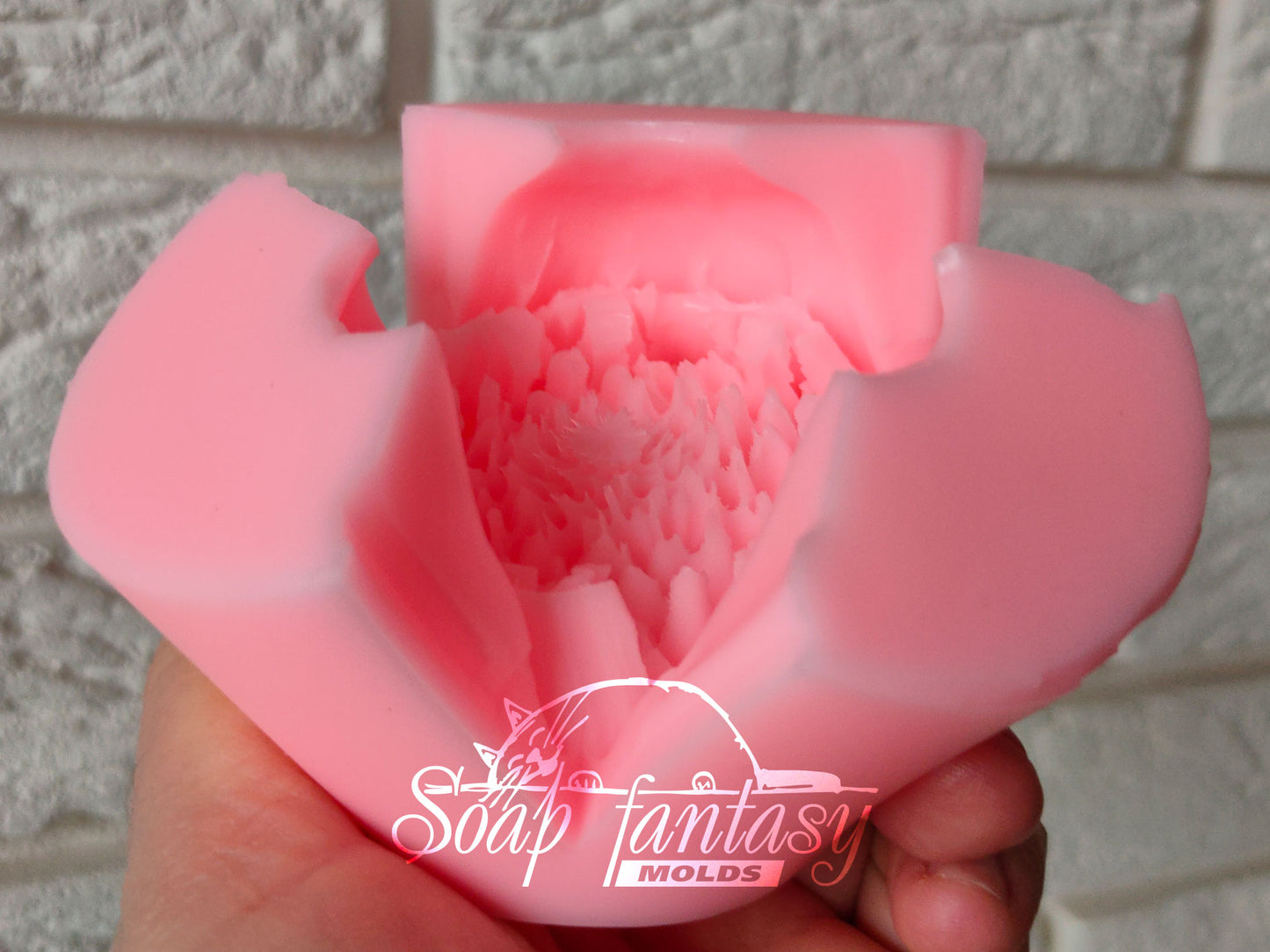 Chrysanthemum silicone soap mold - for soap making (Made of high quality silicone)