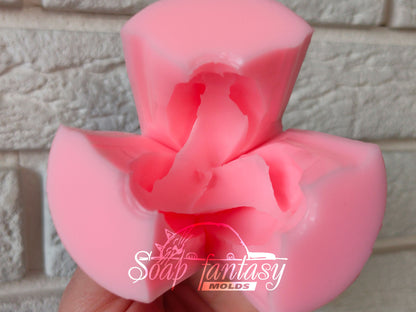 Magnolia soulangeana bud #1 silicone mold for soap making