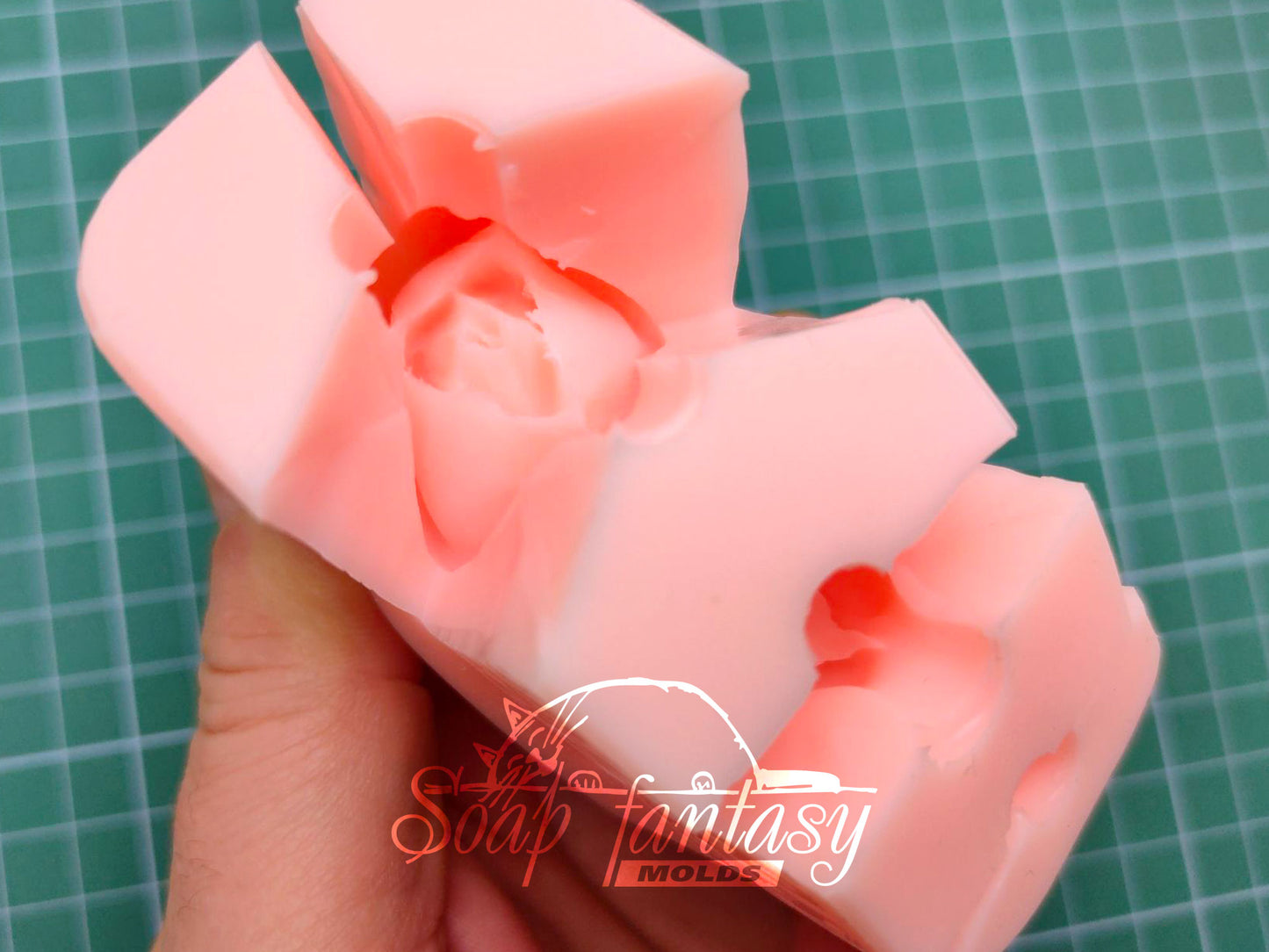Snowdrop (mini) 3 flowers silicone mold for soap making