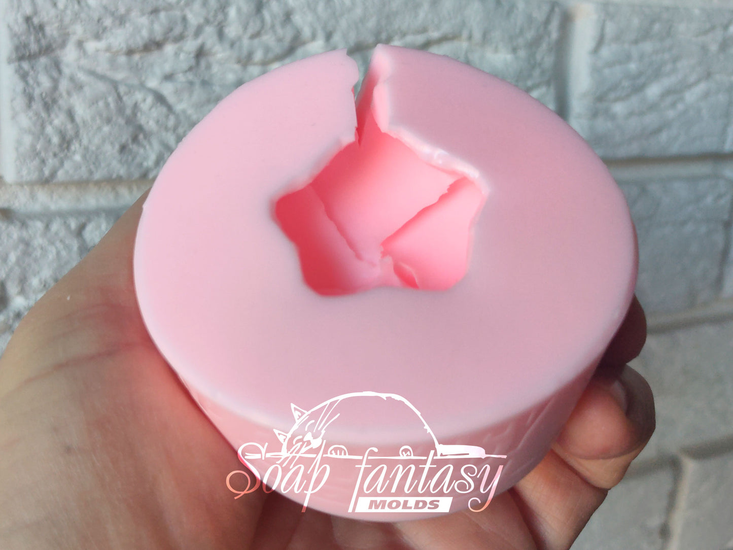 Plumeria flower silicone mold for soap making