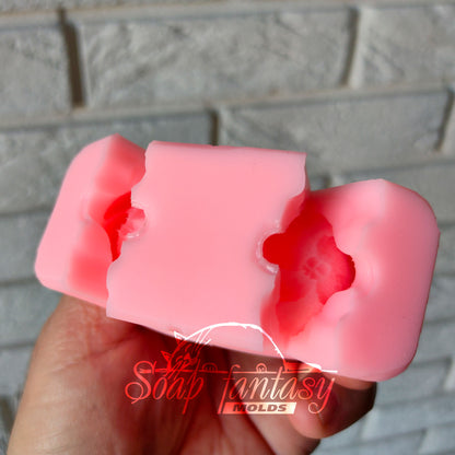 Hydrangea flowers set (2 pieces) silicone mold for soap making