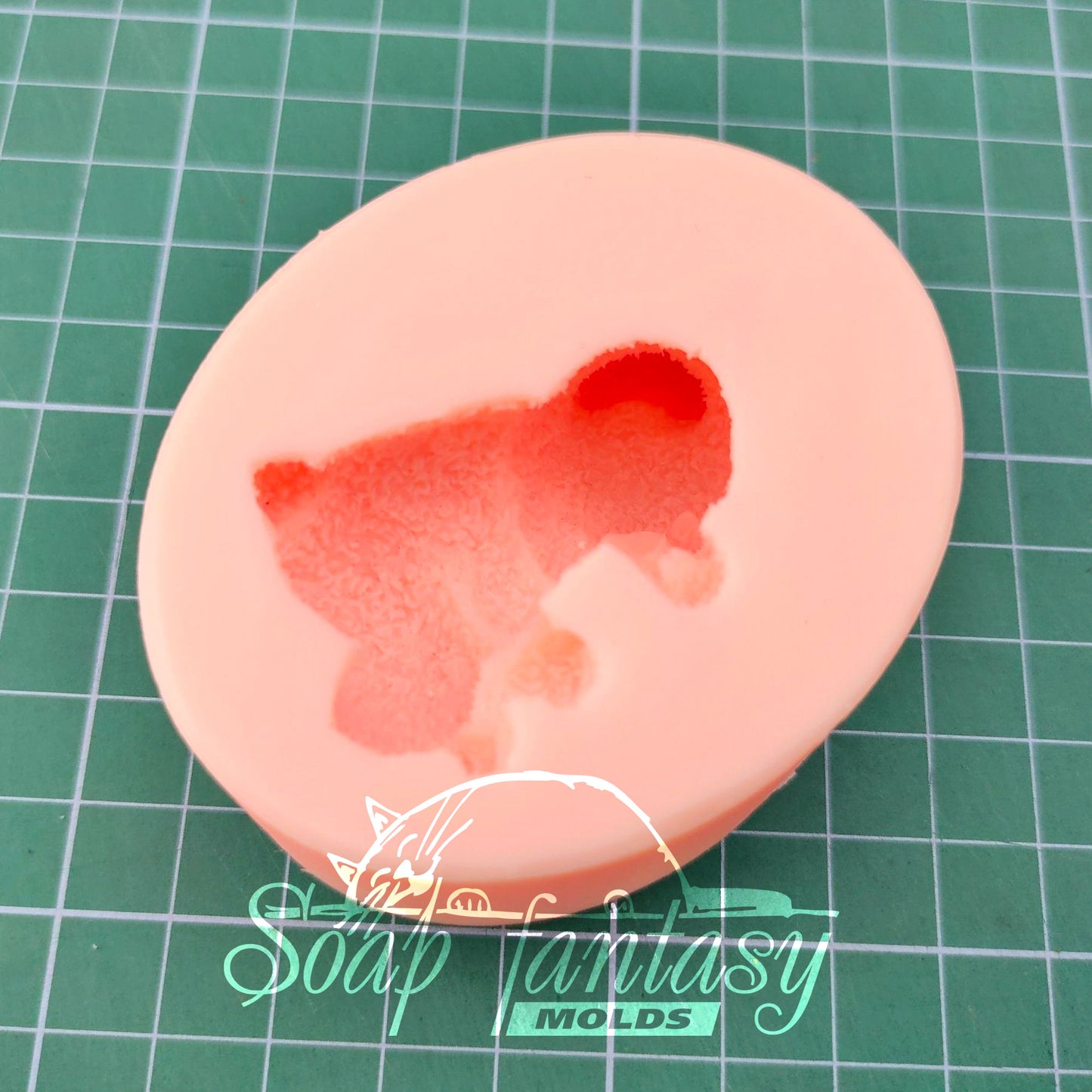 Sleeping bunny "Zephyr" silicone mold for soap making